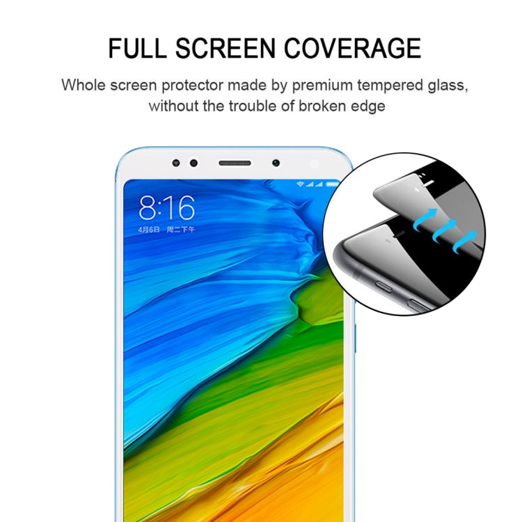 0.33mm 9H 2.5D Full Screen Fully Adhesive Tempered Glass Film for Xiaomi Redmi 5 Plus