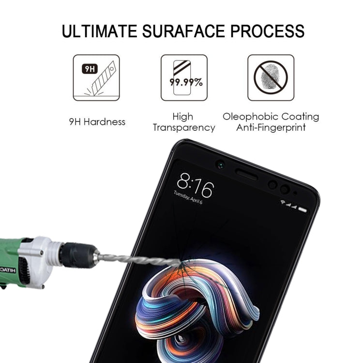 0.33mm 9H 2.5D Full Screen Fully Adhesive Tempered Glass Film for Xiaomi Redmi Note 5 Pro