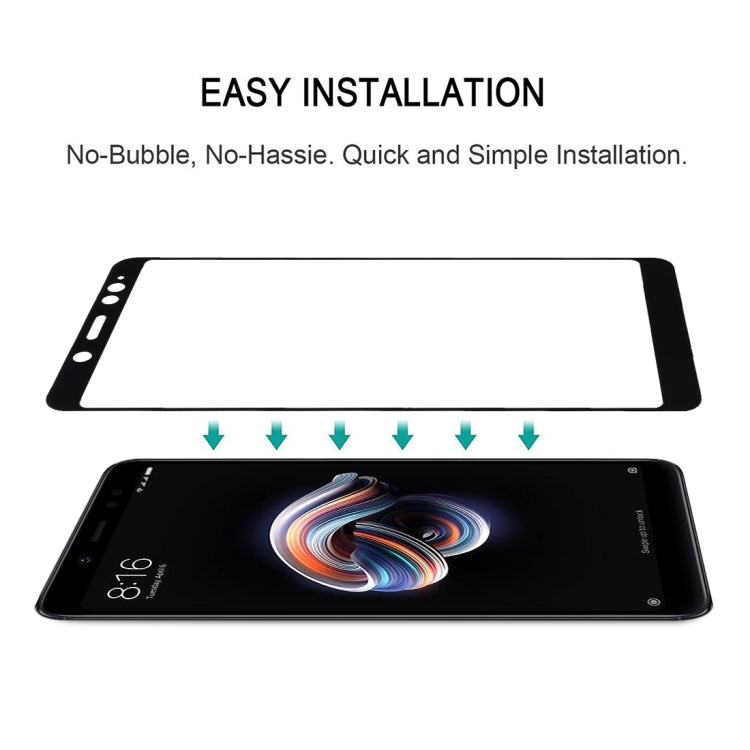 0.33mm 9H 2.5D Full Screen Fully Adhesive Tempered Glass Film for Xiaomi Redmi Note 5 Pro