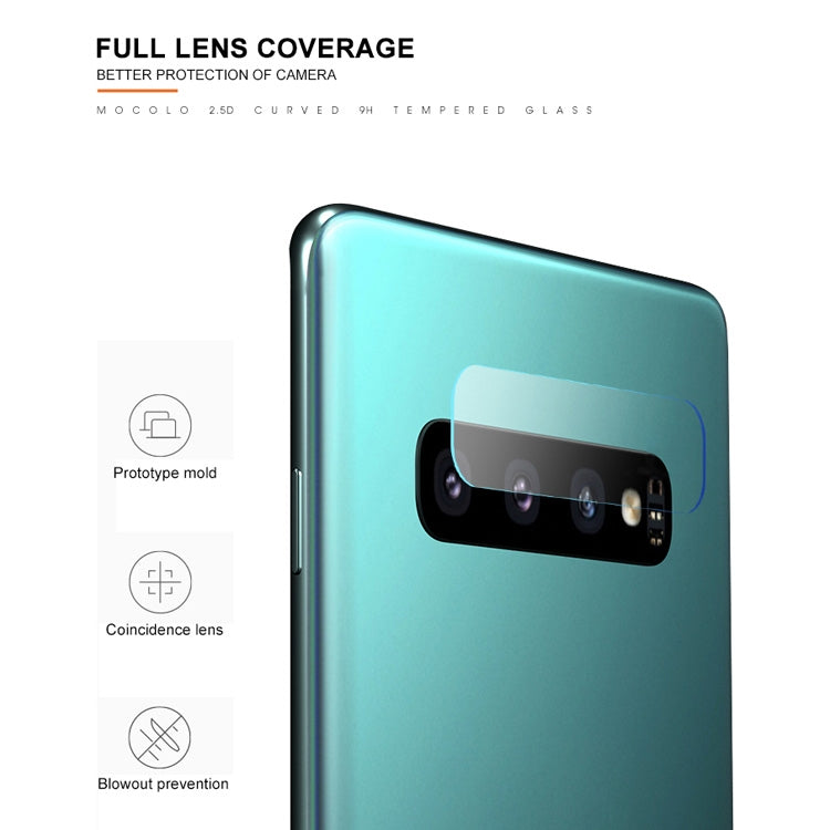 mocolo 0.15mm 9H 2.5D Round Edge Rear Camera Lens Tempered Glass Film for Galaxy S10+