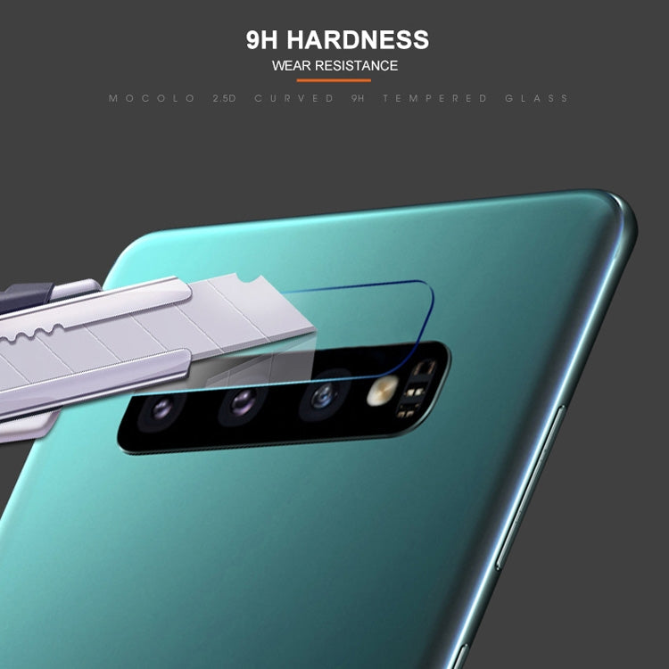mocolo 0.15mm 9H 2.5D Round Edge Rear Camera Lens Tempered Glass Film for Galaxy S10