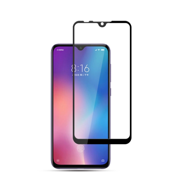 mocolo 0.33mm 9H 2.5D Silk Print Tempered Glass Film for Xiaomi Mi 9 SE