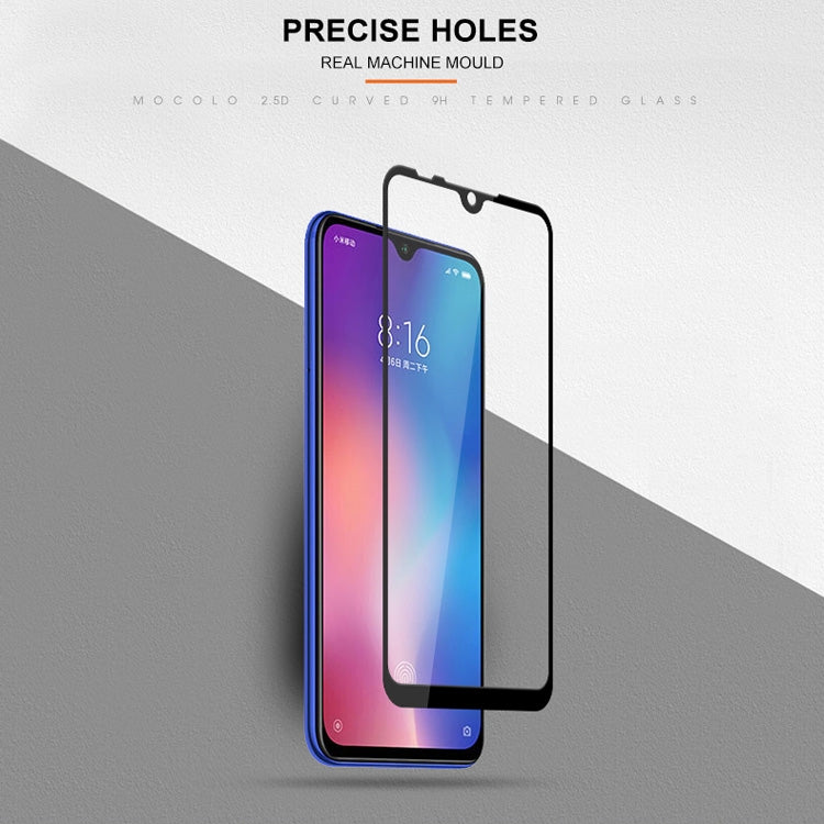 mocolo 0.33mm 9H 2.5D Silk Print Tempered Glass Film for Xiaomi Mi 9 SE