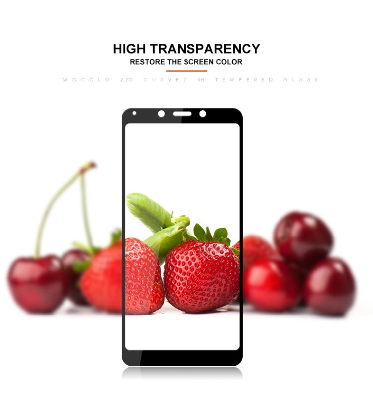 mocolo 0.33mm 9H 2.5D Silk Print Tempered Glass Film for Xiaomi Redmi 6