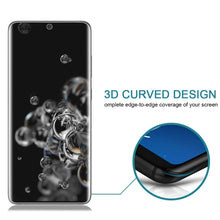Load image into Gallery viewer, For Galaxy S20 Ultra 9H HD 3D Curved Edge Tempered Glass Film (Transparent), For Galaxy S20 Ultra(1 PC)