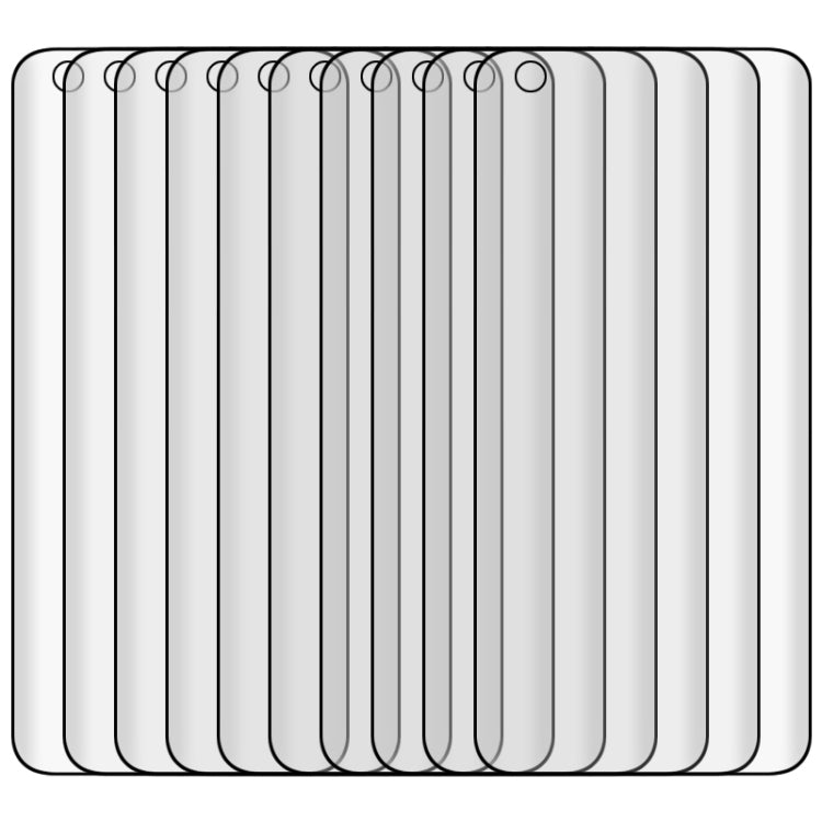 25 PCS For Xiaomi Mi 10 5G 9H HD 3D Curved Edge Tempered Glass Film (Transparent)