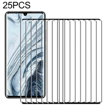 Load image into Gallery viewer, 25 PCS For Xiaomi Mi Note 10 Pro 9H HD 3D Curved Edge Tempered Glass Film (Black)