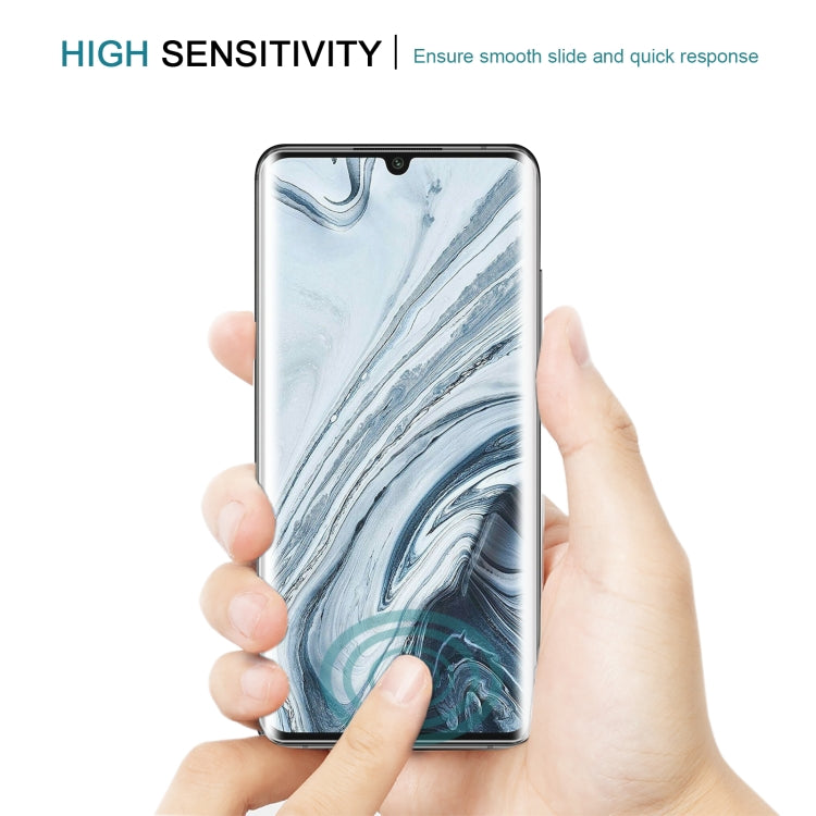 25 PCS For Xiaomi Mi Note 10 Pro 9H HD 3D Curved Edge Tempered Glass Film (Black)