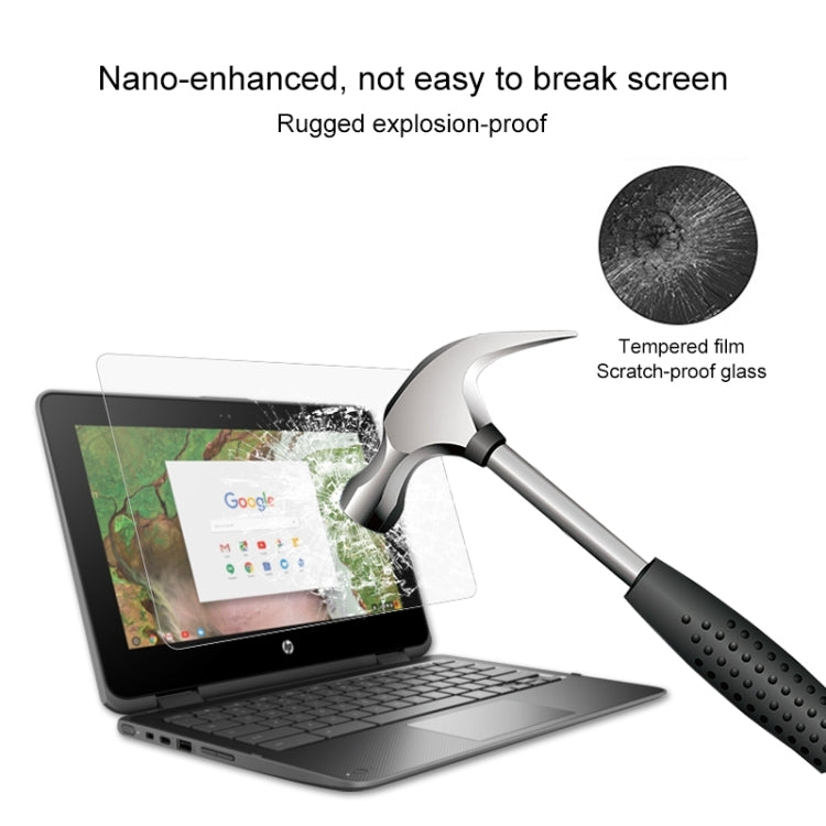 Laptop Screen HD Tempered Glass Protective Film for HP Chromebook x360 11 G1 EE 11.6 inch, For HP Chromebook x360 11 G1 EE 11.6 inch