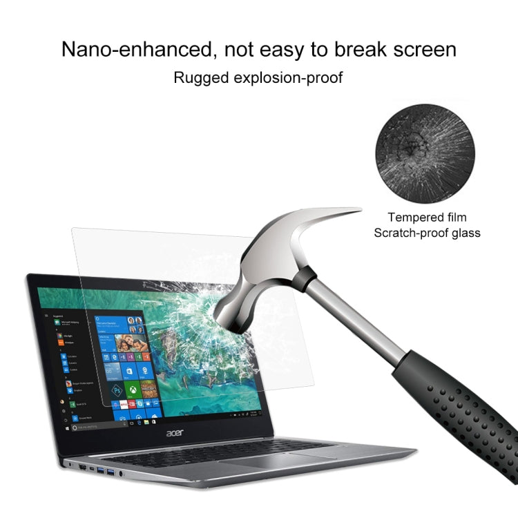 Laptop Screen HD Tempered Glass Protective Film for Acer Swift 3 Laptop - SF314-52G-842K 14 inch, For Acer Swift 3 Laptop - SF314-52G-842K 14 inch