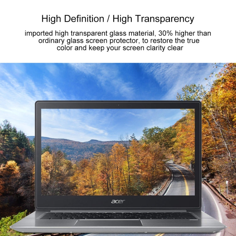 Laptop Screen HD Tempered Glass Protective Film for Acer Swift 3 Laptop - SF314-52G-842K 14 inch, For Acer Swift 3 Laptop - SF314-52G-842K 14 inch