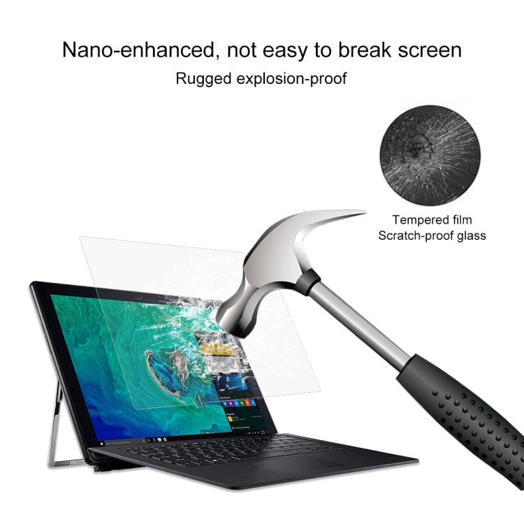 Laptop Screen HD Tempered Glass Protective Film for Acer Switch 7 Laptop Black Edition - SW713-51GNP-879G 13.3 inch, For Acer Switch 7 Laptop Black Edition - SW713-51GNP-879G 13.3 inch
