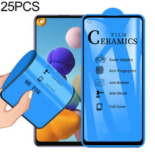 Load image into Gallery viewer, 25pcs For Samsung Galaxy A21s 2.5D Full Glue Full Cover Ceramics Film