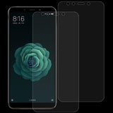 2 PCS 0.26mm 9H 2.5D Tempered Glass Film for Xiaomi Mi 6X & A2