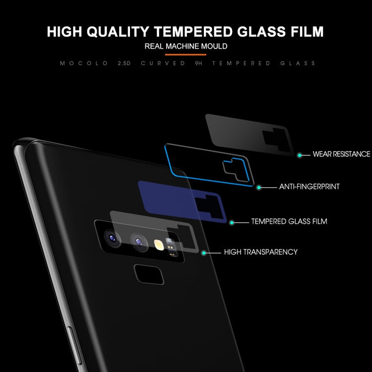 mocolo 0.15mm 9H 2.5D Round Edge Rear Camera Lens Tempered Glass Film for Galaxy Note9