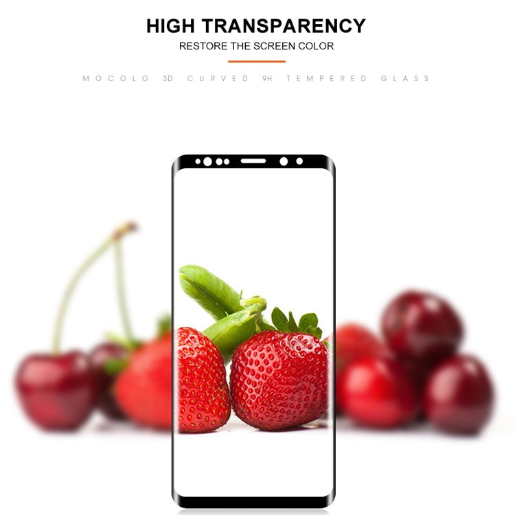 mocolo Full Glue 0.33mm 9H 3D Round Edge Tempered Glass Film for Galaxy Note9