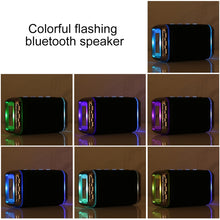 Load image into Gallery viewer, LN-22 DC 5V Portable Wireless Speaker with Hands-free Calling &amp; Dual Colorful LED Light, Support USB &amp; TF Card &amp; 3.5mm Aux, LN-22