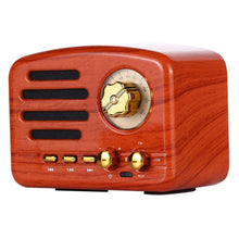 Load image into Gallery viewer, Angel MA-1500 Retro Bluetooth HiFi Radio Speaker with Colorful LED Light, Support USB &amp; FM &amp; 3.5mm Aux