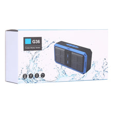 Load image into Gallery viewer, G36 DC 5V Portable Wireless Bluetooth Speaker with Hands-free Calling, Support USB &amp; TF Card &amp; 3.5mm Aux &amp; FM