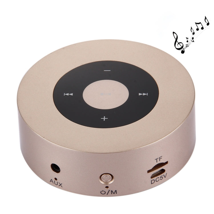 A8 Portable Stereo Bluetooth Speaker Built-in MIC, Support Hands-free Calls / TF Card / AUX IN, Pink, Silver, Gold, Grey, Red