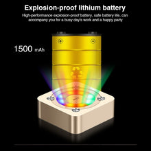 Load image into Gallery viewer, A9 Portable Bluetooth Stereo Speaker with Built-in MIC &amp; Light, Support Hands-free Calls &amp; TF Card &amp; AUX IN, Bluetooth Distance: 10m