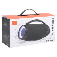 Load image into Gallery viewer, BOX3 MINI LED Splash-proof Portable Bluetooth Stereo Speaker Built-in Mic