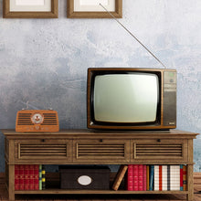 Load image into Gallery viewer, NewRixing NR-4013 Retro Manchurian Ash Texture Hand Wireless FM Speaker with Call Function, Support TF Card &amp; U Disk