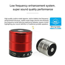 Load image into Gallery viewer, WS-887 Bluetooth Speaker with Lanyard, Support Hands-free Call &amp; FM &amp; U Disk &amp; TF Card &amp; AUX