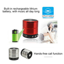 Load image into Gallery viewer, WS-887 Bluetooth Speaker with Lanyard, Support Hands-free Call &amp; FM &amp; U Disk &amp; TF Card &amp; AUX