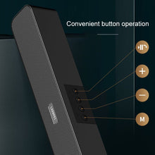 Load image into Gallery viewer, LEERFEI E91 10W Long Bar Shape Dual-speaker Multimedia Radio Bluetooth Audio, Support TF Card / U Disk / 3.5mm AUX, Support TF Card / U Disk / 3.5mm AUX