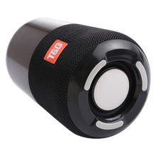 Load image into Gallery viewer, T&amp;G TG168 Portable Wireless Bluetooth V5.0 Stereo Speaker with Handle, Built-in MIC, Support Flashing LED Light &amp; TF Card &amp; U Disk &amp; AUX IN &amp; FM