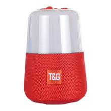Load image into Gallery viewer, T&amp;G TG168 Portable Wireless Bluetooth V5.0 Stereo Speaker with Handle, Built-in MIC, Support Flashing LED Light &amp; TF Card &amp; U Disk &amp; AUX IN &amp; FM, TG168
