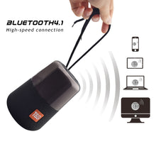 Load image into Gallery viewer, T&amp;G TG168 Portable Wireless Bluetooth V5.0 Stereo Speaker with Handle, Built-in MIC, Support Flashing LED Light &amp; TF Card &amp; U Disk &amp; AUX IN &amp; FM, TG168
