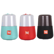 Load image into Gallery viewer, T&amp;G TG168 Portable Wireless Bluetooth V5.0 Stereo Speaker with Handle, Built-in MIC, Support Flashing LED Light &amp; TF Card &amp; U Disk &amp; AUX IN &amp; FM