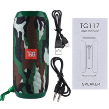 Load image into Gallery viewer, with Built-in MIC, Support Hands-free Calls &amp; TF Card &amp; AUX IN &amp; FM, Bluetooth Distance: 10m, TG117, TG1127