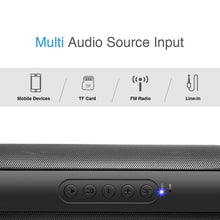 Load image into Gallery viewer, with Built-in MIC &amp; LED &amp; Hanging Hook, Support Hands-free Calls &amp; TF Card, Bluetooth Distance: 10m