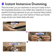 Load image into Gallery viewer, Hyperdrum Somatosensory Virtual Drum Kit Smart Portable Musical Instrument, Hyperdrum Somatosensory Virtual Drum