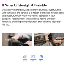 Load image into Gallery viewer, Hyperdrum Somatosensory Virtual Drum Kit Smart Portable Musical Instrument, Hyperdrum Somatosensory Virtual Drum