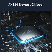 Load image into Gallery viewer, COMFAST CF-AX210 PLUS 5374Mbps Tri-band + Bluetooth 5.2 Wireless WiFi6E PCI-E Network Card, CF-AX210 PLUS