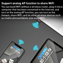 Load image into Gallery viewer, EP-A300 300Mbps WiFi6 USB Free Drive Network Adapter, EP-AX300