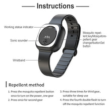Load image into Gallery viewer, F8 Outdoor Silica Gel Mosquito Repellent Wristband, F8 (Black), F8 (White)
