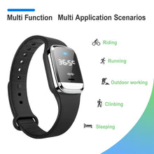 Load image into Gallery viewer, M20 Outdoor Ultrasonic Wave Mosquito Repellent Wristband with Clock &amp; Body Temperature Test, M20 (Black), M20 (Pink), M20 (White)