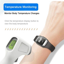 Load image into Gallery viewer, M20 Outdoor Ultrasonic Wave Mosquito Repellent Wristband with Clock &amp; Body Temperature Test, M20 (Black), M20 (Pink), M20 (White)