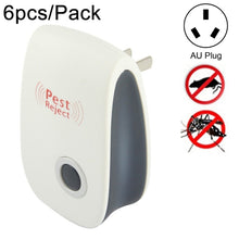 Load image into Gallery viewer, 6 in 1 Ultrasonic Electronic Cockroach Mosquito Pest Reject Repeller, US Plug, 6pcs/Pack Ultrasonic Repeller UK Plug, 6pcs/Pack Ultrasonic Repeller AU Plug, 6pcs/Pack Ultrasonic Repeller US Plug, 6pcs/Pack Ultrasonic Repeller EU Plug