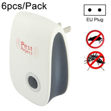 Load image into Gallery viewer, 6 in 1 Ultrasonic Electronic Cockroach Mosquito Pest Reject Repeller, US Plug, 6pcs/Pack Ultrasonic Repeller UK Plug, 6pcs/Pack Ultrasonic Repeller AU Plug, 6pcs/Pack Ultrasonic Repeller US Plug, 6pcs/Pack Ultrasonic Repeller EU Plug