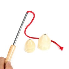 Load image into Gallery viewer, Children Outdoor Fitness Wooden Spinning Toy Vintage Spin Whipping Top with String, Spinning Toy