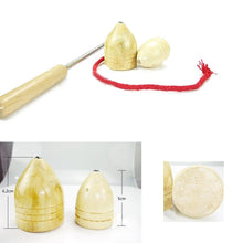 Load image into Gallery viewer, Children Outdoor Fitness Wooden Spinning Toy Vintage Spin Whipping Top with String, Spinning Toy