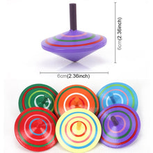 Load image into Gallery viewer, Parent-child DIY Puzzle Toy Mini Wooden Rotating Gyro, Size: 6*6cm