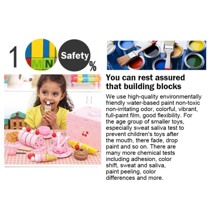 Parent-child DIY Puzzle Toy Mini Wooden Rotating Gyro, Size: 6*6cm