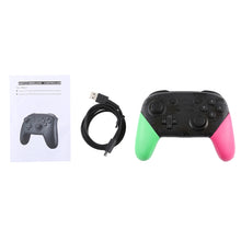Load image into Gallery viewer, Wireless Game Pro Controller With Screenshot Vibration Function for Nintendo Switch(Green Pink), For Nintendo-Switch (Green Pink)